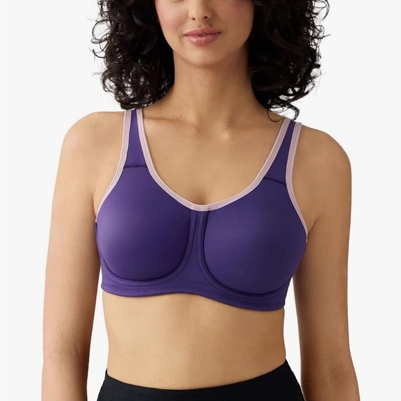 Wacoal Other - Women's Wacoal Purple Underwire Sports Bra 38DD